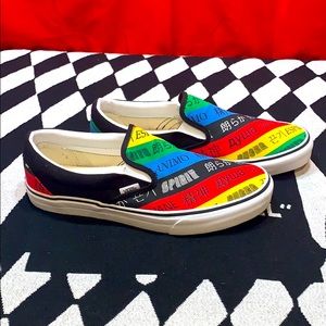Like New Vans Classic Slip-On (Vans Spirit) Multi